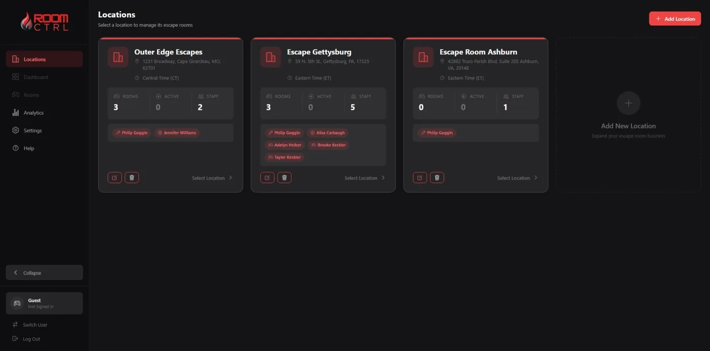 Multi-Location Support